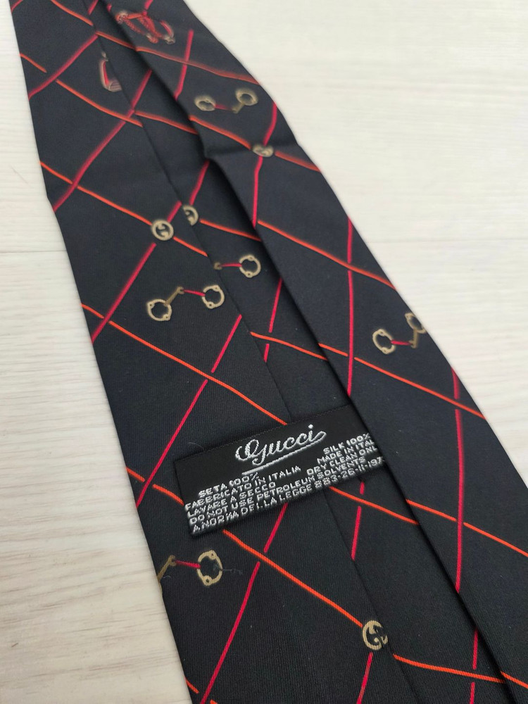 이태리 구찌 실크 넥타이 (미사용) 이미지