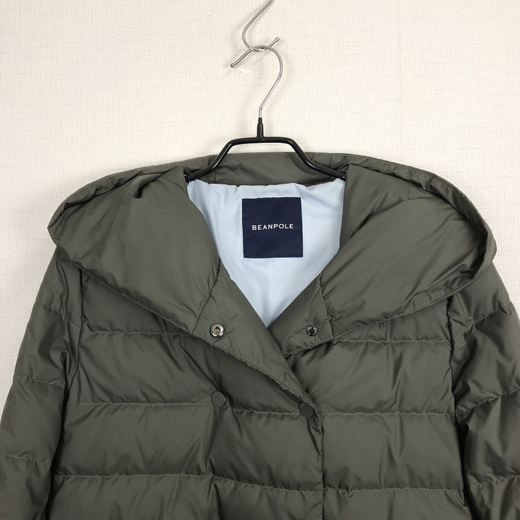 빈폴 후드 구스다운 경량 패딩 코트 여성55--2