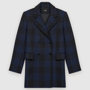 [마쥬] 체크 자켓 스타일 코트