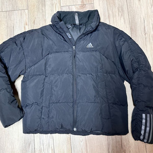 아디다스 우먼스 데일리 크롭 덕다운 자켓 패딩 점퍼 IL8940