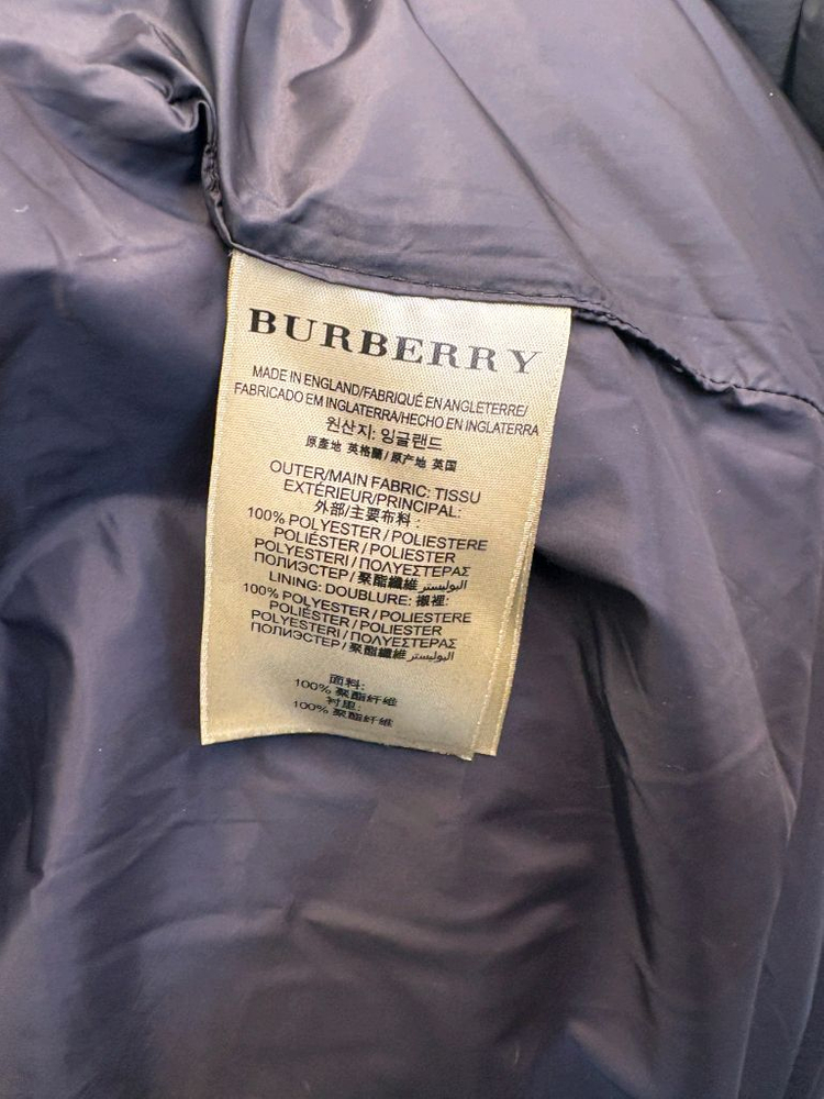 최종 할인) 버버리 블랙 구스 롱 패딩 코트 L--2