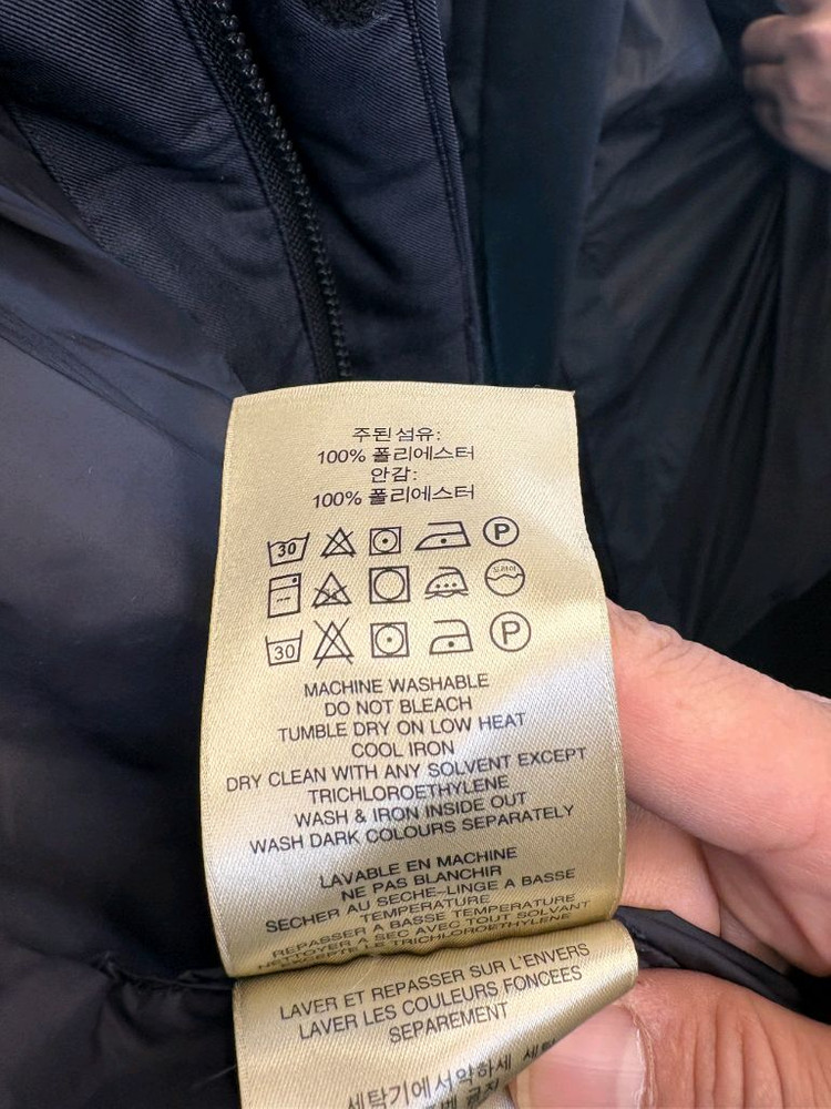 최종 할인) 버버리 블랙 구스 롱 패딩 코트 L--3