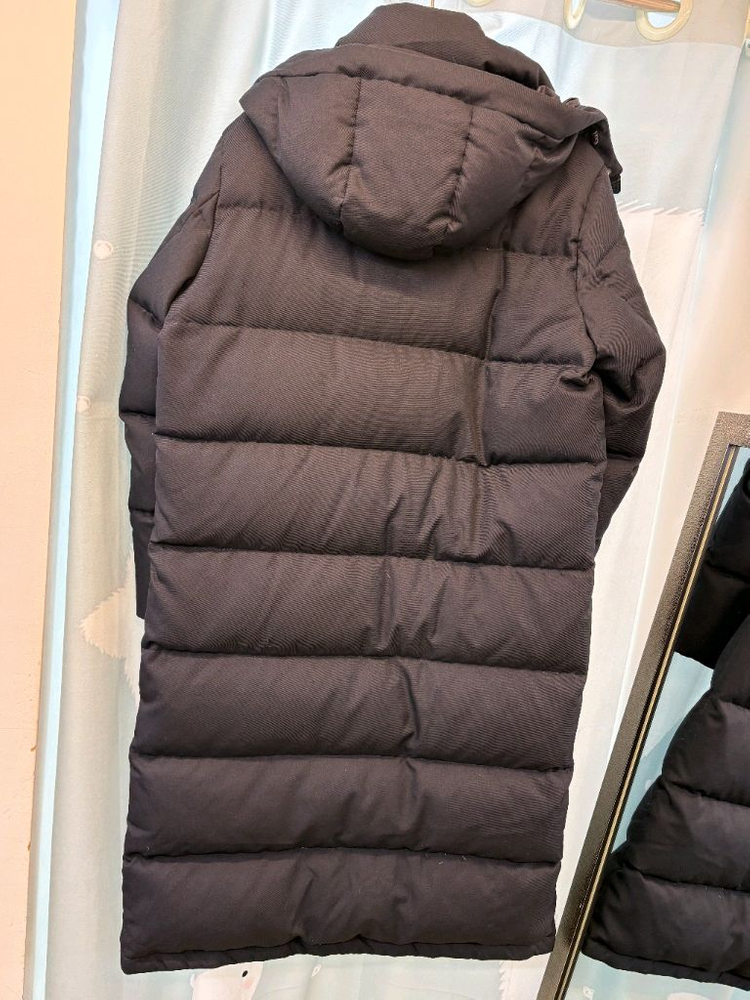 최종 할인) 버버리 블랙 구스 롱 패딩 코트 L--5