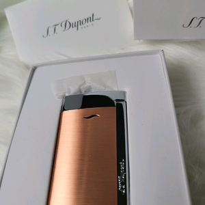 (새상품,풀구성) 듀퐁라이터 슬림7 터보 신형 로즈골드 쌍불 터보 라이타