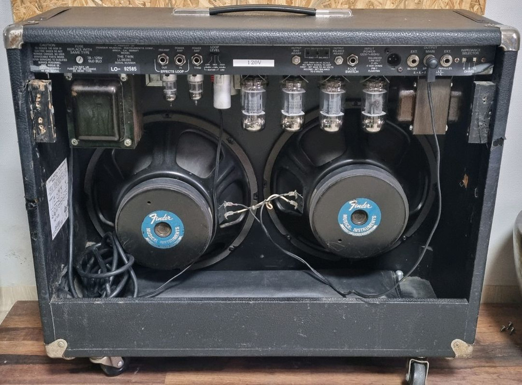 빈티지 펜더 진공관 기타앰프--3