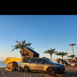 L&T overland 루프탑텐트와 어넥스 이미지