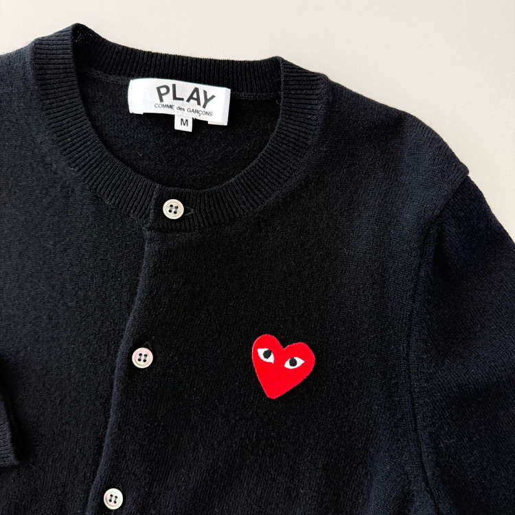 꼼데가르송 블랙 가디건 M--2