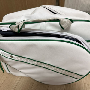빅토리랩 테니스 가방 화이트 그린 백팩 팝니다