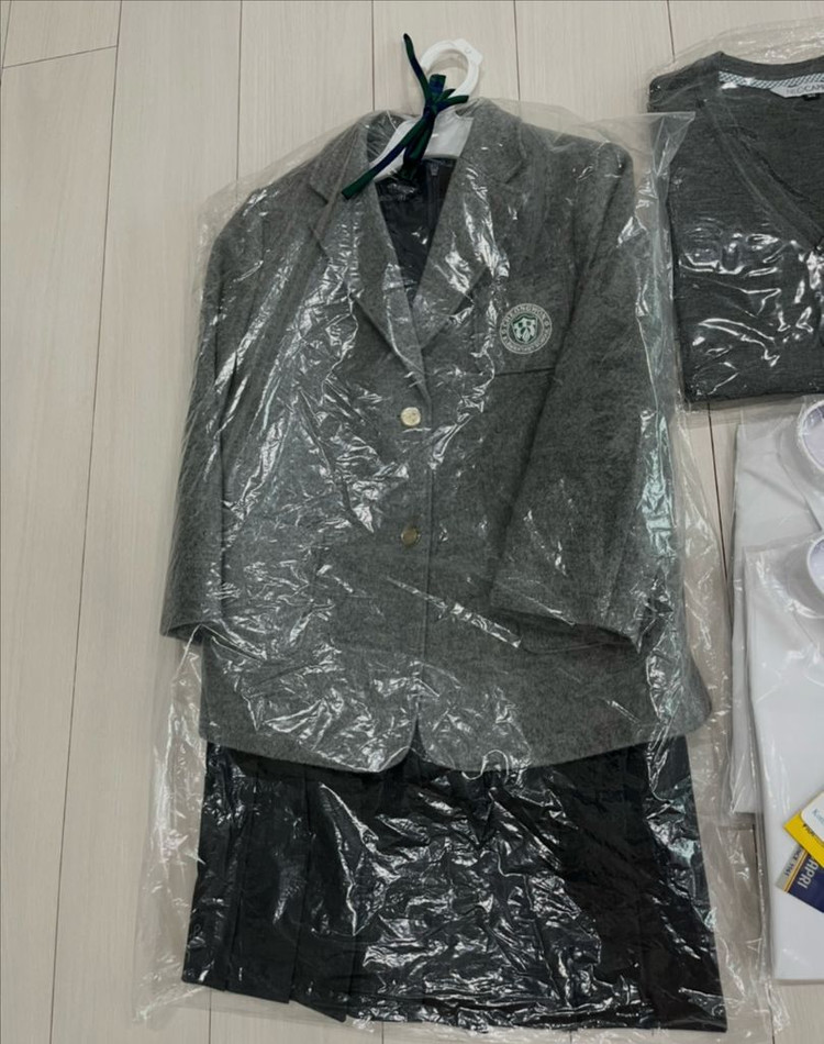 강북 청원초등학교 사립 동복 신입여아교복풀세트 이미지