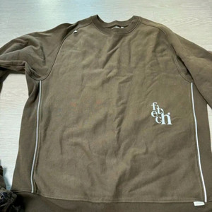 페치선데이 라인 크루넥 맨투맨 L