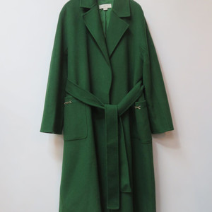 세루티1881 그린 울캐시미어 핸드메이드 롱코트