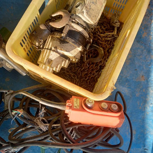 쌍용 호이스트 1톤정도 단상