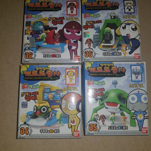 케로로 중사(2,3,4,5번)일괄(1번X)-미개봉 이미지