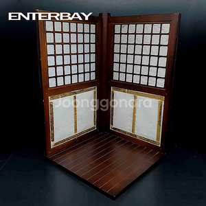 엔터베이 이소룡 사망유희 원목 디오라마 12인치 피규어