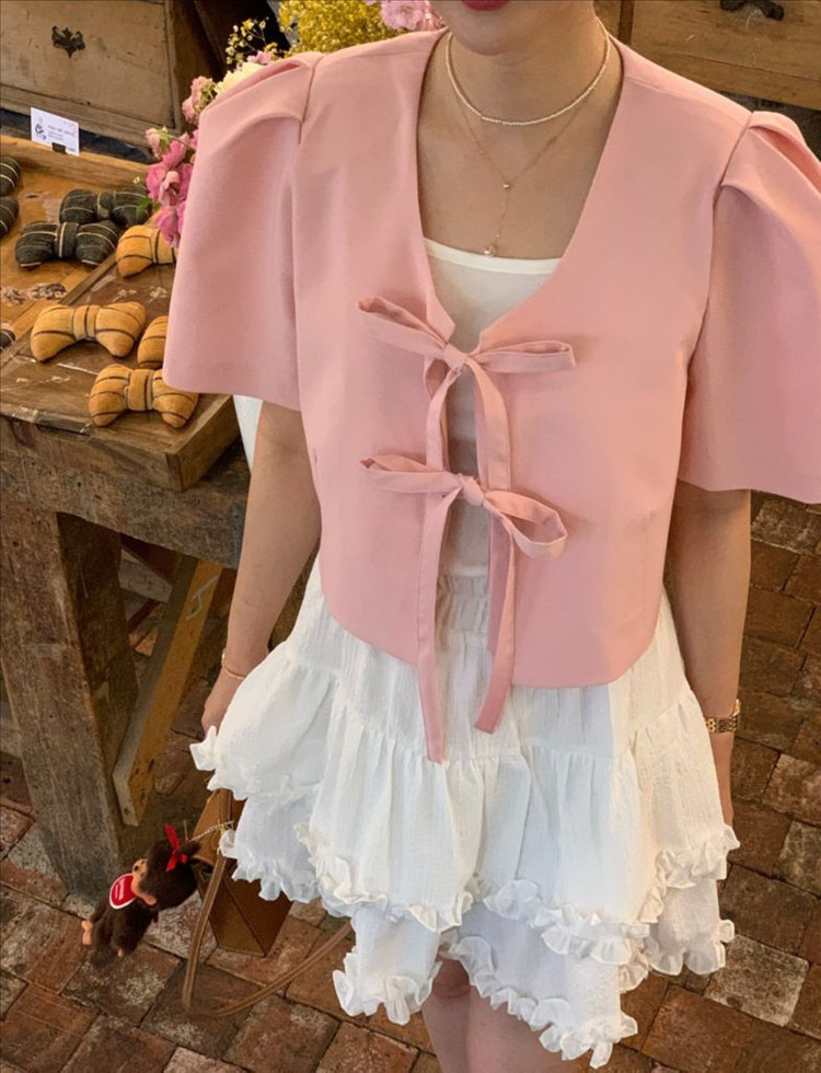 바이씨니 제작숏리본자켓 이미지