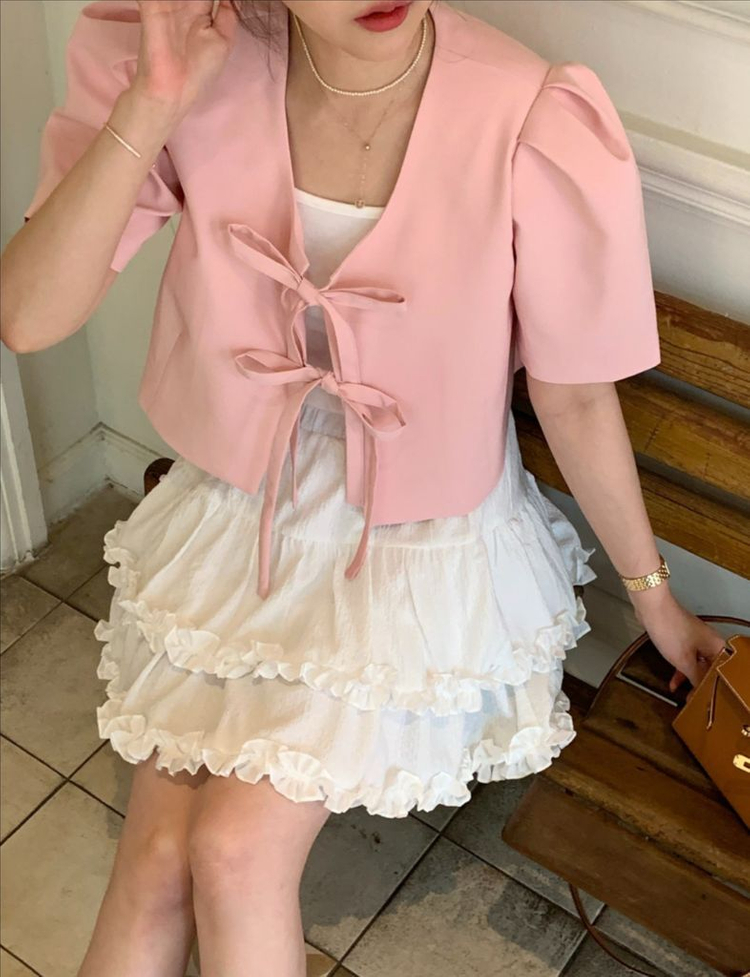 바이씨니 제작숏리본자켓 이미지