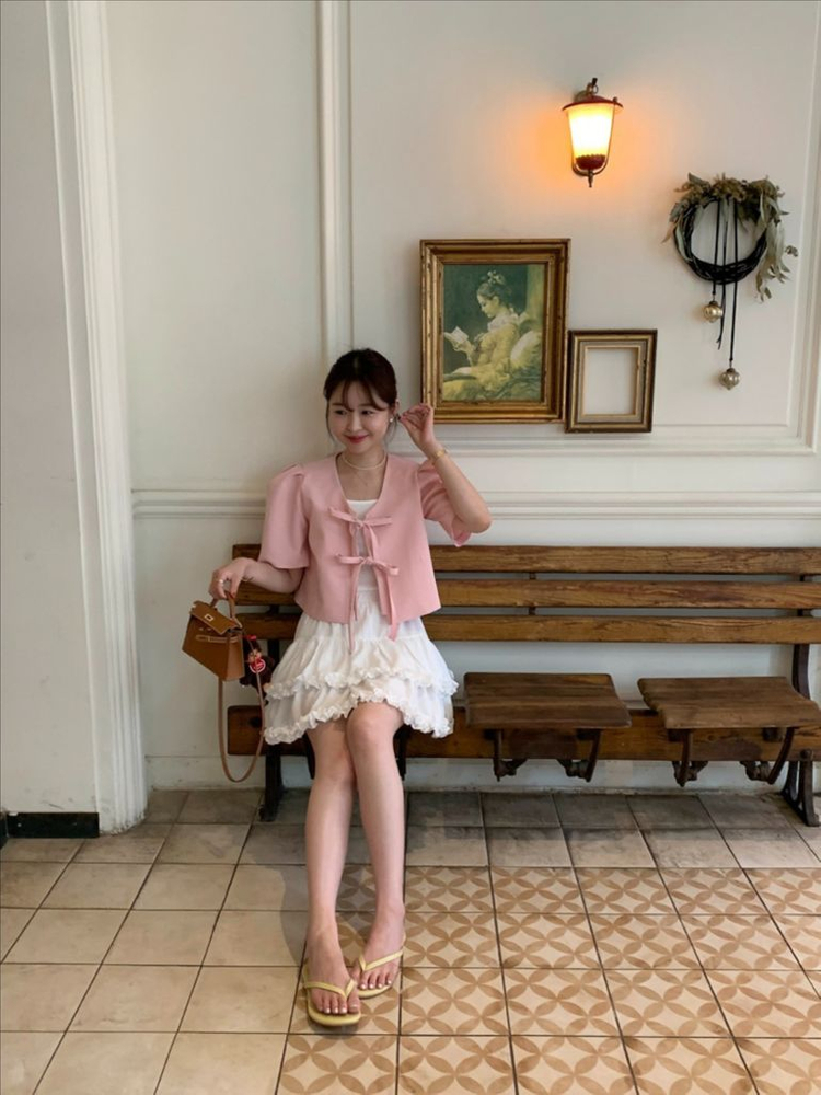 바이씨니 제작숏리본자켓 이미지