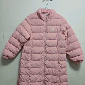 뉴발란스 키즈 여아 경량패딩 구스다운점퍼 사이즈 130 이미지