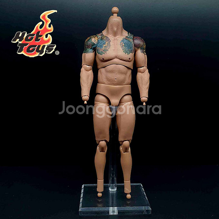 핫토이 실베스타스탤론 문신 근육 바디 12인치 피규어--3