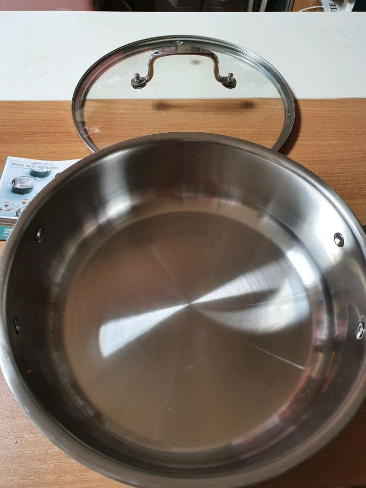 (미사용) 바이마르 스테인레스 (스텐) 전골냄비 26인치--1