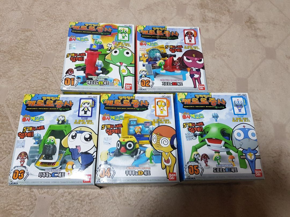 케로로 중사(2,3,4,5번)일괄(1번X)-미개봉 이미지