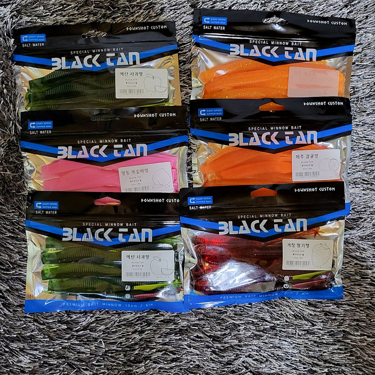 [재고정리]광어다운샷 웜 미끼 채비 훅 트리거x 이미지