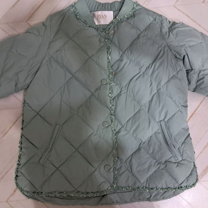 리안 뉴욕 RYAN 퀼팅 경량 패딩 민트 85-90-160