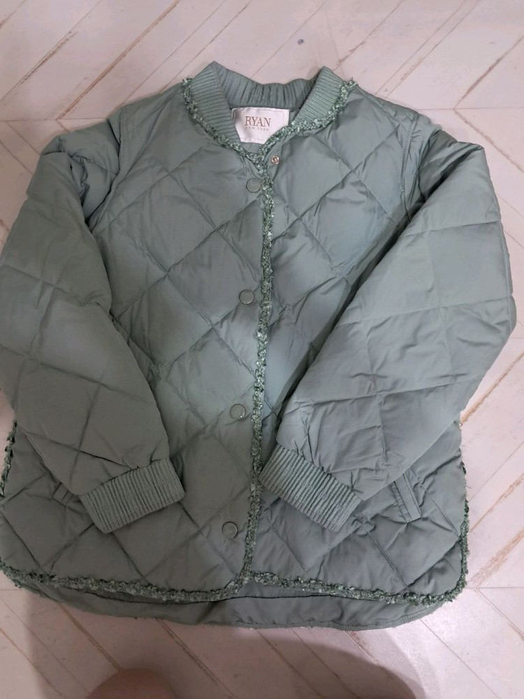 리안 뉴욕 RYAN 퀼팅 경량 패딩 민트 85-90-160--1