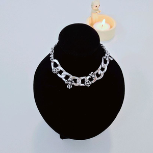 굵은체인실버팔찌