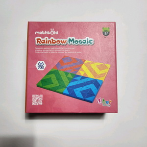 [새제품] 레인보우 모자이크...스토리텔링 수한 교구(나무 원목 목각)