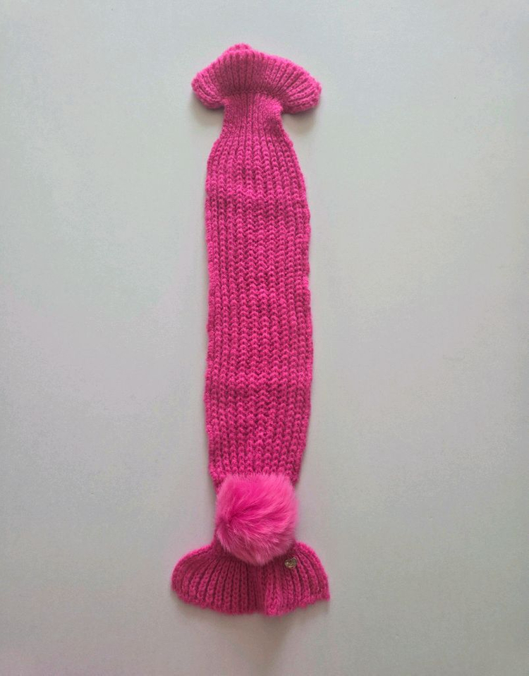 프랜치캣 프릴 니트 머플러 여아 목도리 이미지