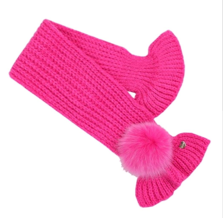 프랜치캣 프릴 니트 머플러 여아 목도리 이미지