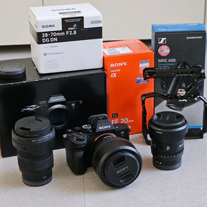 소니 A7M4 풀세트 2238컷 풀박스