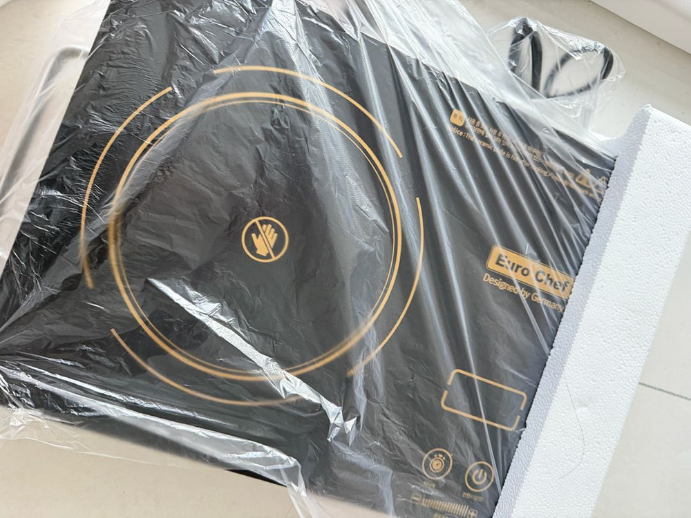 Euro Chef 1구 하이라이트 전기레인지 새제품--1