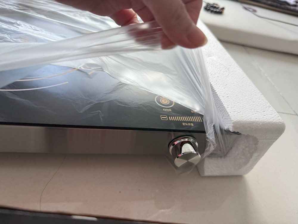 Euro Chef 1구 하이라이트 전기레인지 새제품--3