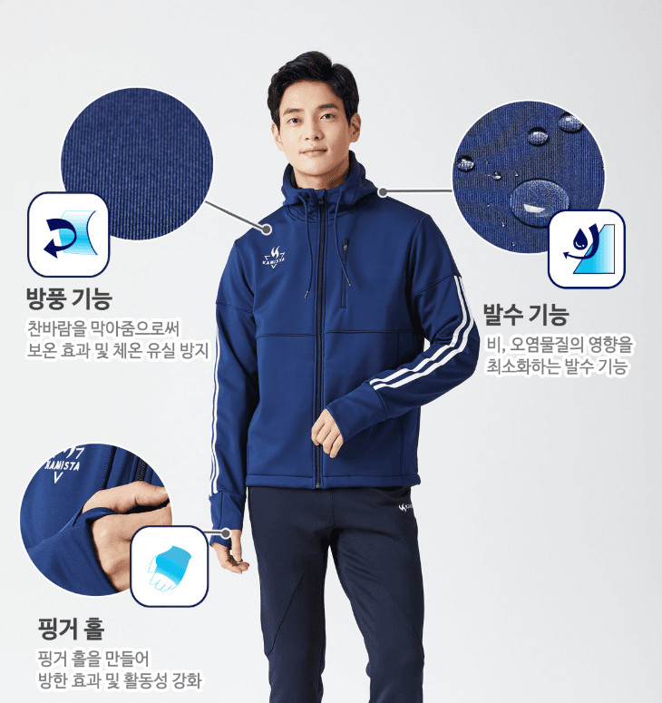 KBO납품업체 카미스타 동계 풀집업 풀오버 100 이미지