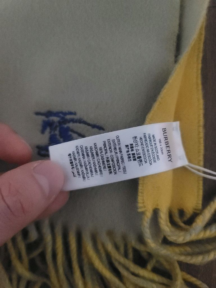 버버리 캐시미어 목도리 스카프 머플러--1