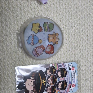 잠뜰 전시회 굿즈( 똑딱이 핫팩 미사용- 미수반 티켓- 과자봉지 사탕 키링) 이미지