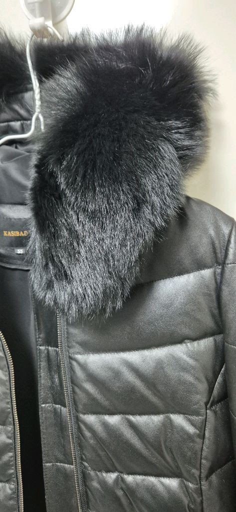 kasibady 가죽 다운 코트ㅡ55사이즈--3