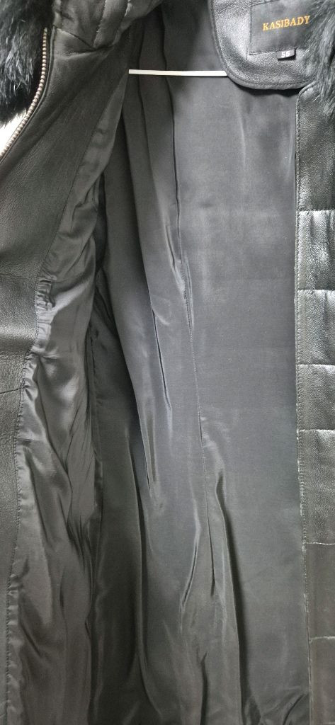 kasibady 가죽 다운 코트ㅡ55사이즈--4