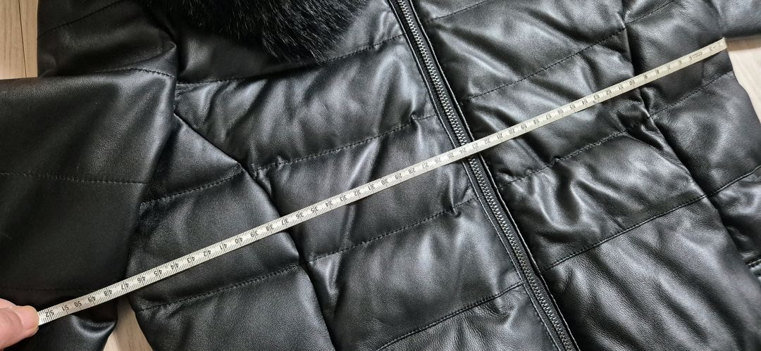 kasibady 가죽 다운 코트ㅡ55사이즈--7