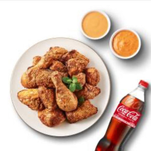 칼답 굽네치킨 고추바사삭+콜라1.25L 이미지