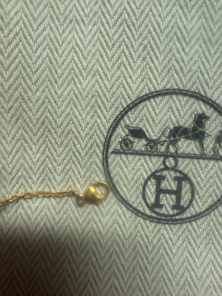 (정품) 에르메스 미니 팝아슈 마론글라쎄 목걸이 판매합니다--2