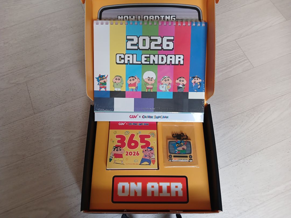 2026 CGV 짱구 캘린더 (쿠폰제외) +증정품 이미지
