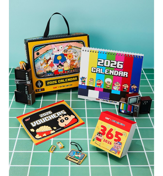 2026 CGV 짱구 캘린더 (쿠폰제외) +증정품 이미지