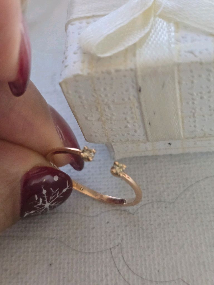 14k 러프다야 반지--1