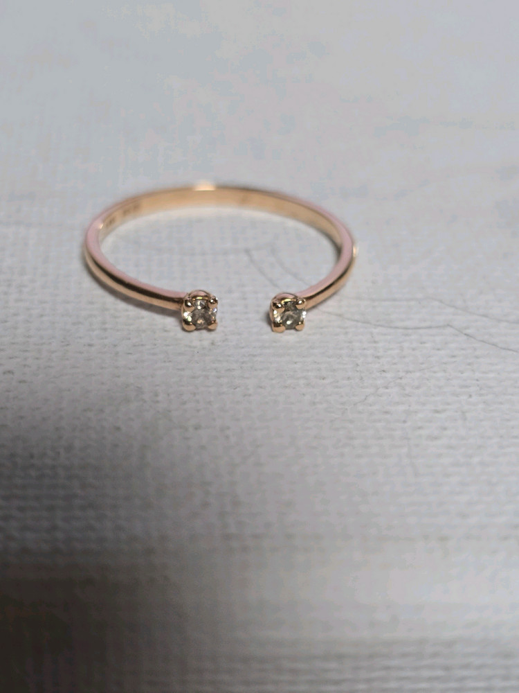 14k 러프다야 반지--4