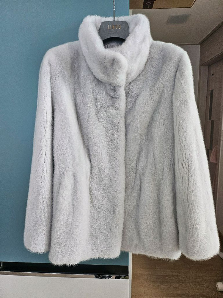 진도모피 숏밍크코트--2