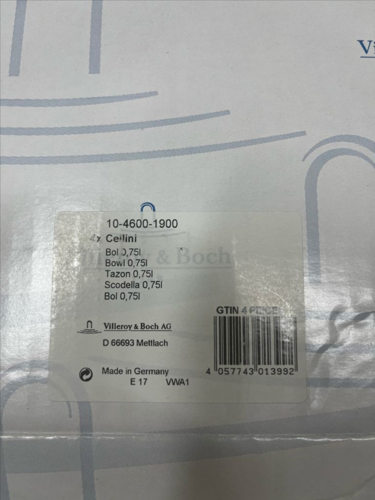 빌레로이앤보흐 첼리니 볼2개&머그컵2개(새제품)--5