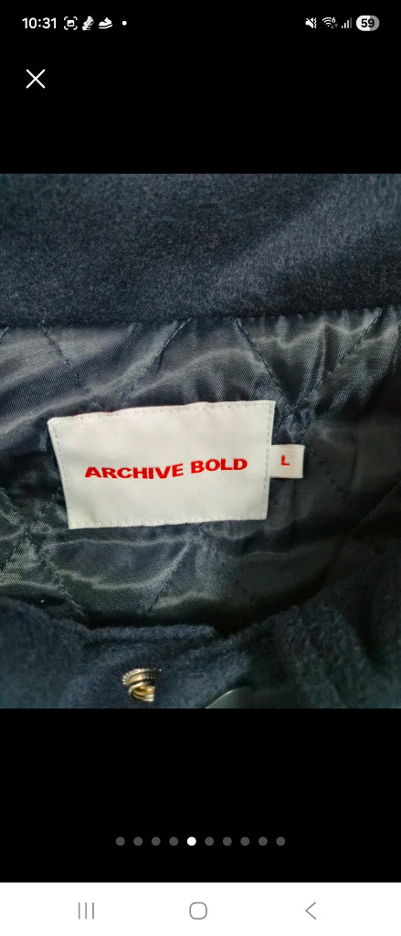 [아카이브 볼드 939] 네이비 아웃터 L (남녀공용)--4